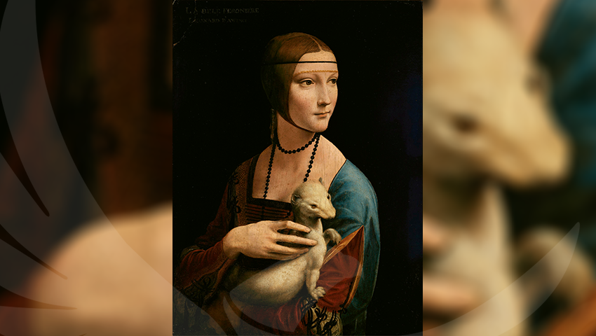 The lady with an ermine, Leonardo da Vinci